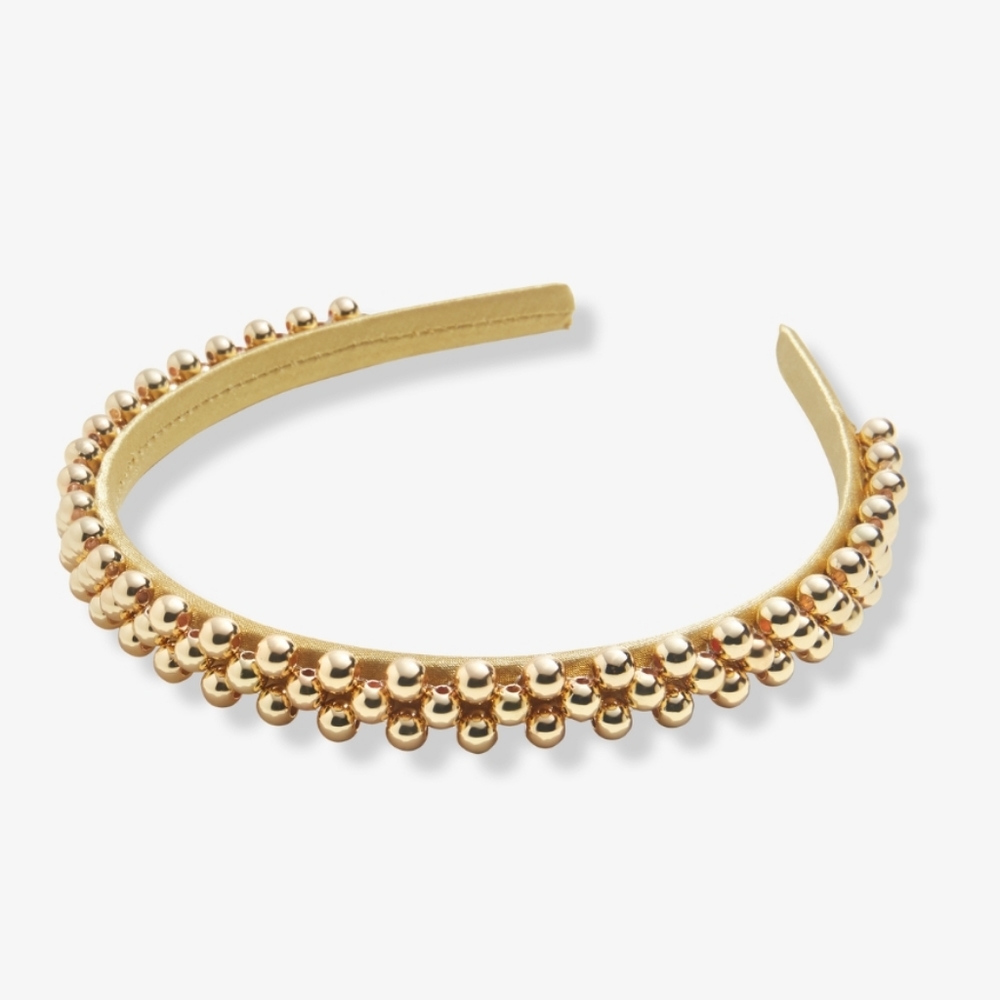 BAUBLEBAR STELLA GOLD BEADED HEADBAND. - Picture 5 of 5